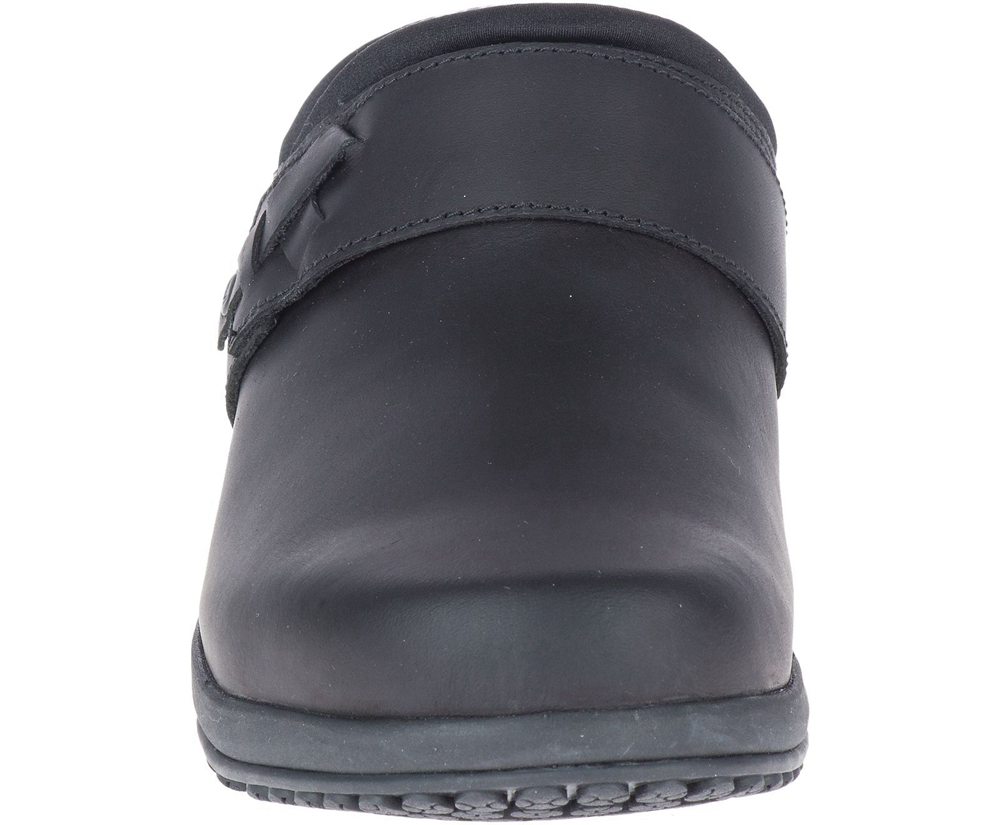 Merrell Slip Ons Black - Valetta PRO Slide Work - Womens 48IKUFBWR